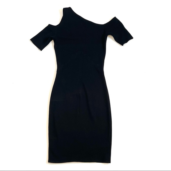 HELMUT LANG | Asymmetric Off Shoulder Dress - Picture 5 of 8